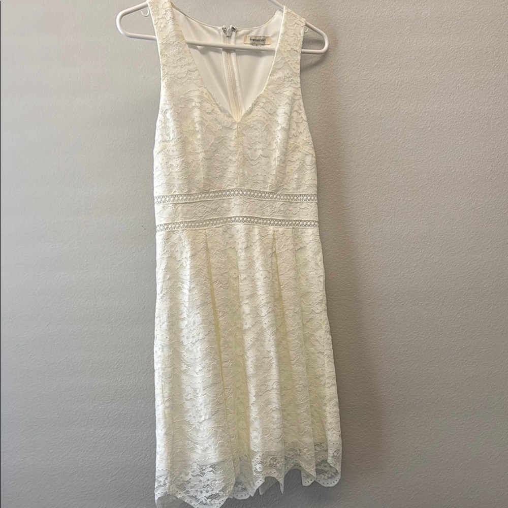 Francesca’s White Lace Dress